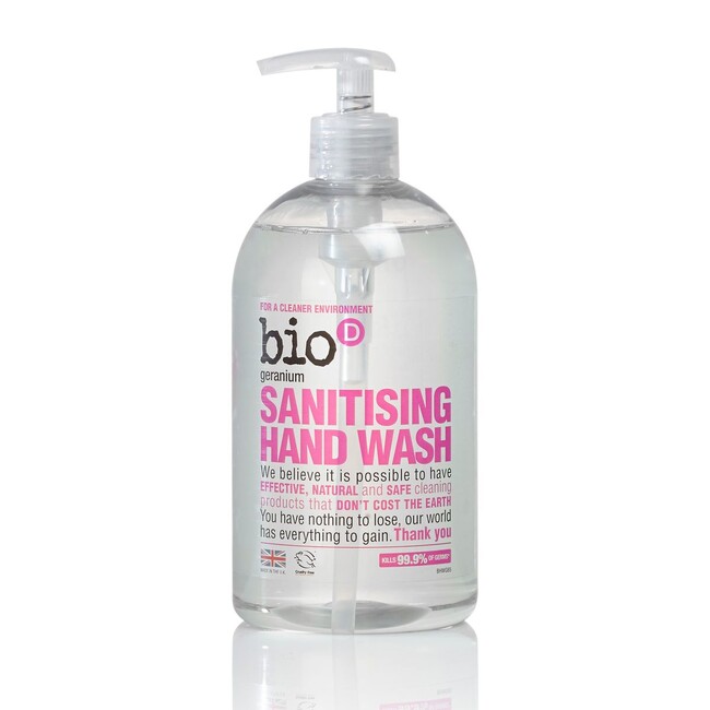 Eko - tekuté antibakteriálne mydlo na ruky BIO D - 500ml - geranium