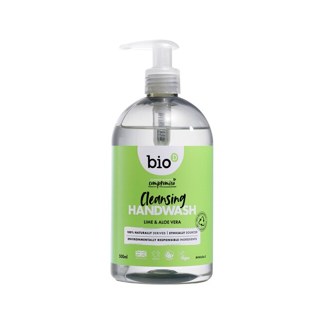 Eko - tekuté antibakteriálne mydlo na ruky BIO D - 500ml -limetka a aloe vera