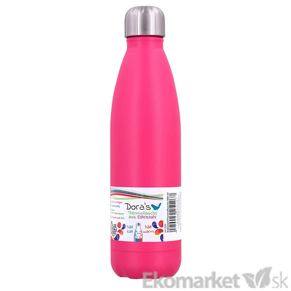 Antikorová termofľaša Dora´s 500 ml - ružová