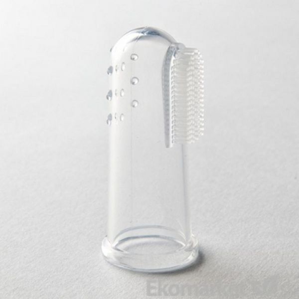 BIO - Silikonová zubná kefka na prst Jack N’Jill 1ks