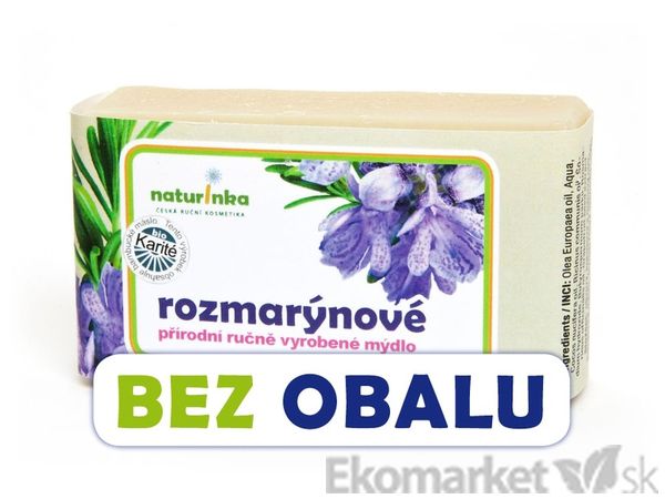 BO Prírodné mydlo Naturinka 110g - rozmarínové (peelingové) (27)