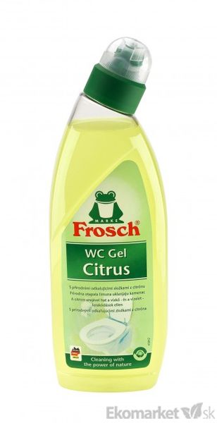 Eko - čistiaci prostriedok na WC Frosch - citrón