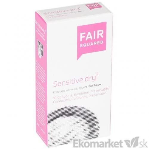 Eko - kondómy Fair Squared 10 ks Sensitive dry