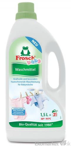 Eko - prací gél na kojenecké prádlo Frosch 1,5l