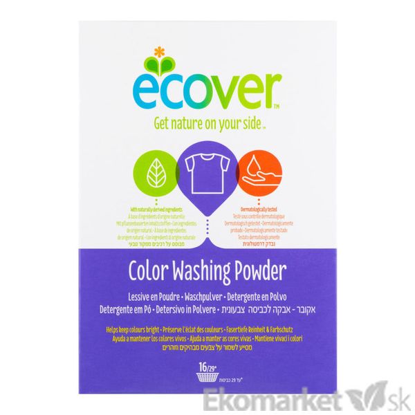 Eko - prací prášok na farebné prádlo Ecover 1,2 kg