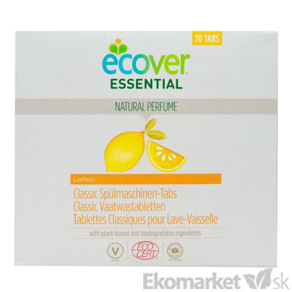 Eko-tablety do umývačky riadu Ecover 70 tbl./ 1,4 kg - ECOCERT