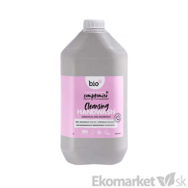 Eko - tekuté antibakteriálne mydlo na ruky BIO D -5 l geranium