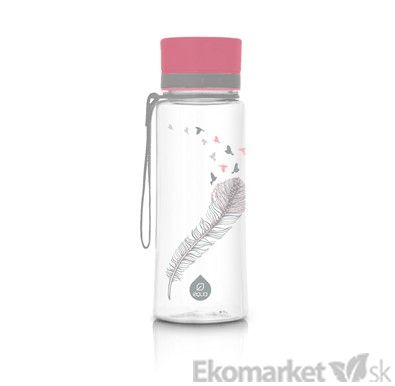 Ekologická fľaša EQUA - Feather 600ml