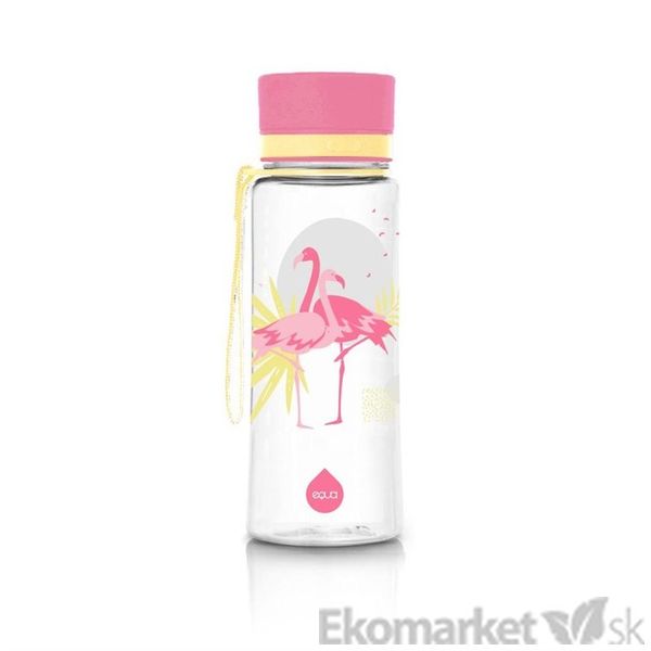 Ekologická fľaša EQUA - Flamingo 600ml