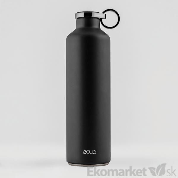 Ekologická termo fľaša EQUA BASIC Dark Grey 680 ml