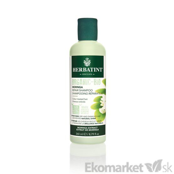 Herbatint Moringa Shampoo - bio šampon na farbené vlasy 260ml