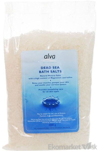 Kúpeľová soľ z mŕtveho mora ALVA 500 g
