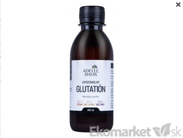 Lipozomálny Glutatión Adelle Davis 200 ml