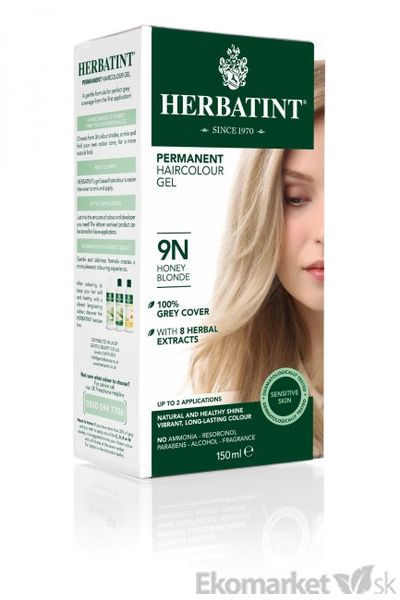 Prírodná farba na vlasy Herbatint 9N - medová blond