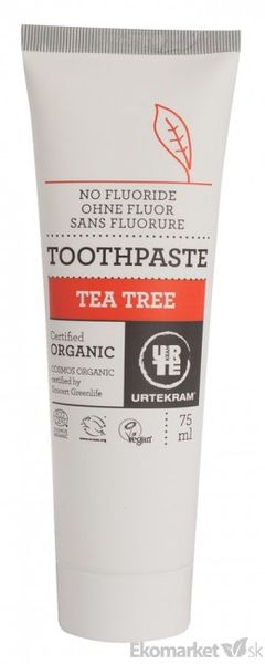 Prírodná zubná pasta tea tree URTEKRAM 75 ml