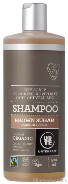 Prírodný šampón hnedý cukor URTEKRAM 500 ml