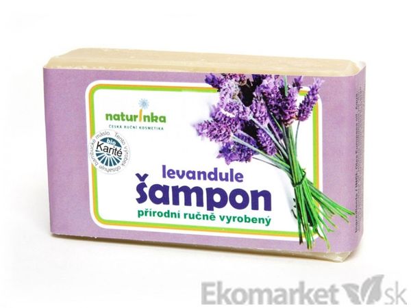 Prírodný šampón Naturinka 110g - levanduľový (normálne až mastné)