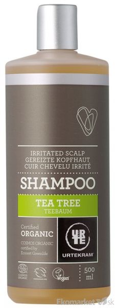 Prírodný šampón tea tree URTEKRAM 500 ml