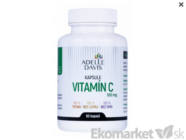 Vitamín C 500 g Adelle Davis